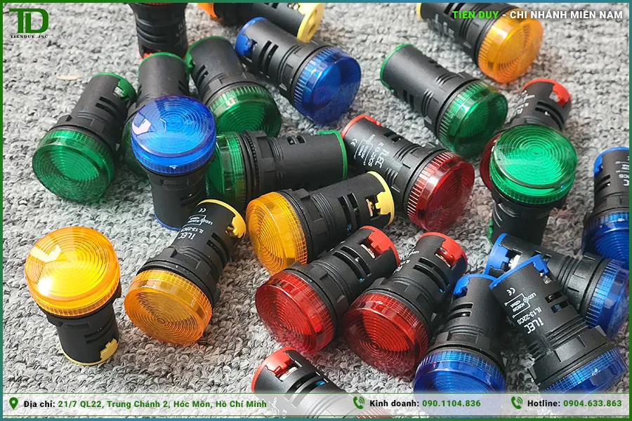 Ứng dụng thực tế của đèn báo pha ILEC trong tủ điện công nghiệp (hình 1)