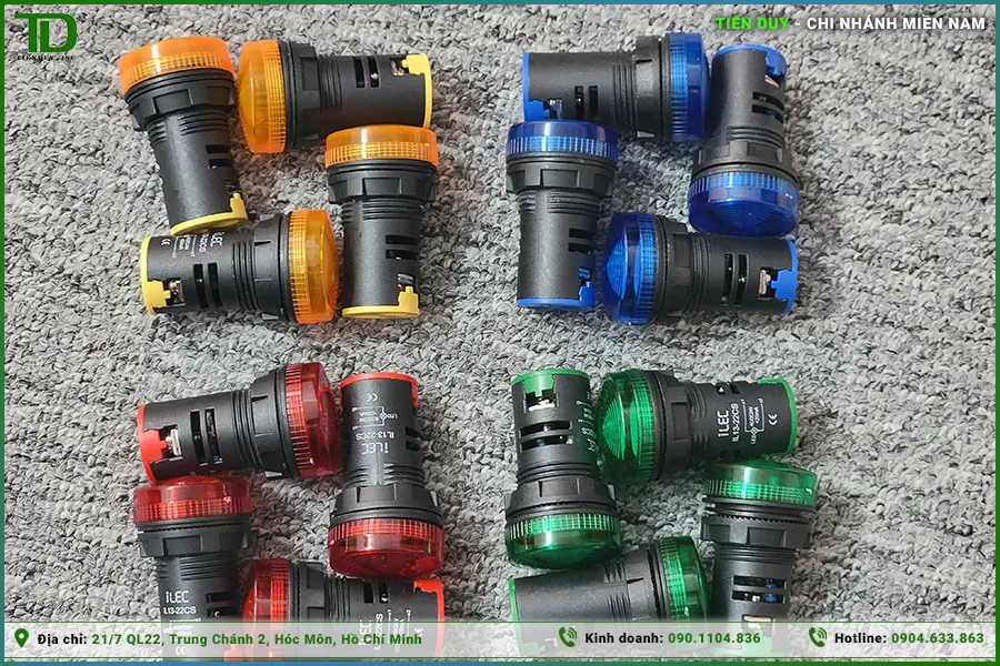 Ứng dụng thực tế của đèn báo pha ILEC trong tủ điện công nghiệp (hình 3)