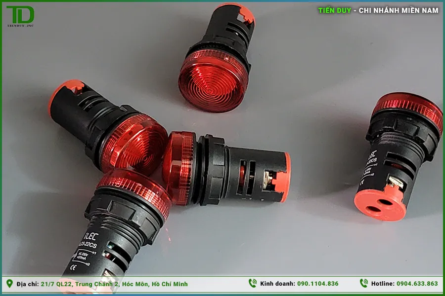 Ứng dụng thực tế của đèn báo pha ILEC trong tủ điện công nghiệp (hình 4)