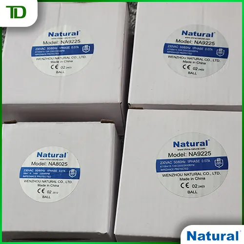 Chính sách ưu đãi khi mua hàng tại đại lý quạt tủ điện Natural Tiến Duy