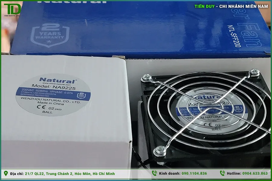 Chính sách ưu đãi khi mua hàng tại đại lý quạt tủ điện Natural Tiến Duy (hình 5)