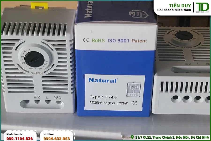 Bộ điều khiển độ ẩm tủ điện Natural (hình 3)