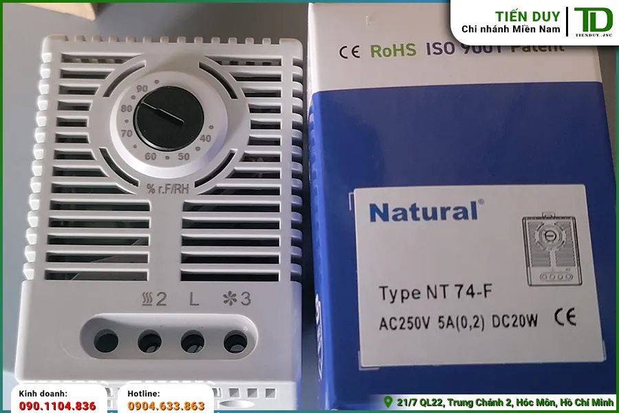 Bộ điều khiển độ ẩm tủ điện Natural (hình 5)
