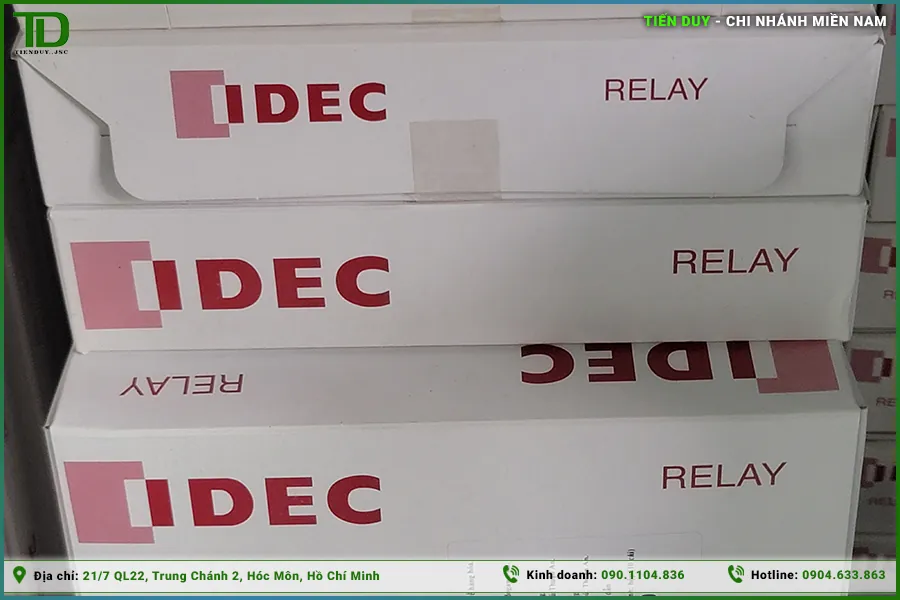 Các dòng relay IDEC phổ biến: RJ, RU, RH, RN (hình 7)