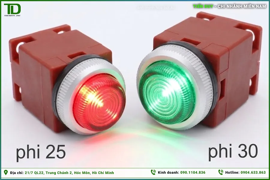 Các loại đèn báo Hivero và cách chọn màu đúng tiêu chuẩn (hình 2)