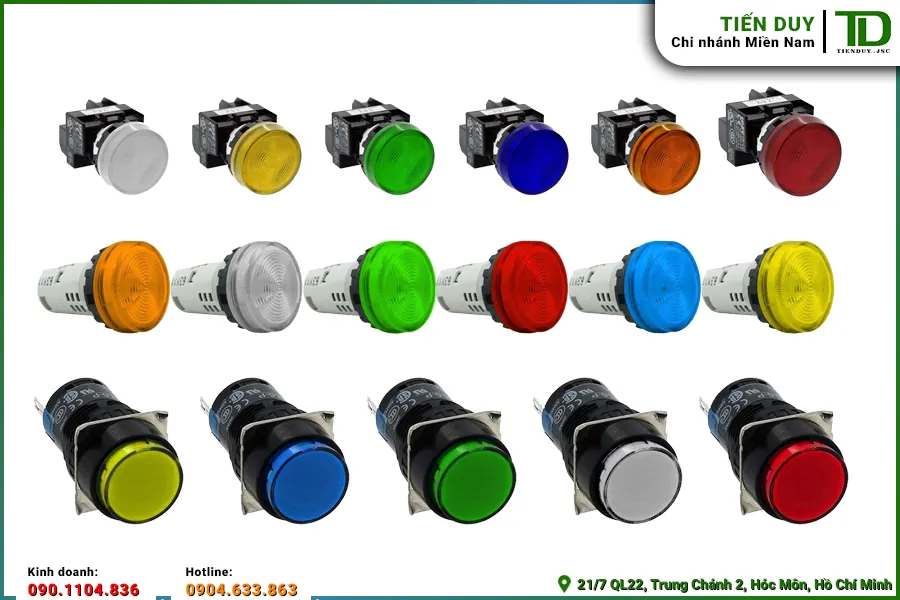 Các loại đèn báo IDEC và cách chọn đúng màu tiêu chuẩn (hình 1)