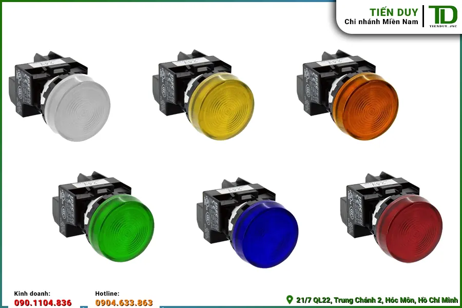 Các loại đèn báo IDEC và cách chọn đúng màu tiêu chuẩn (hình 2)
