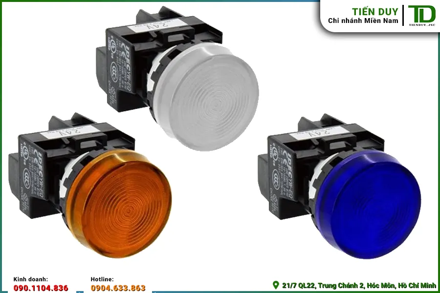 Các loại đèn báo IDEC và cách chọn đúng màu tiêu chuẩn (hình 6)
