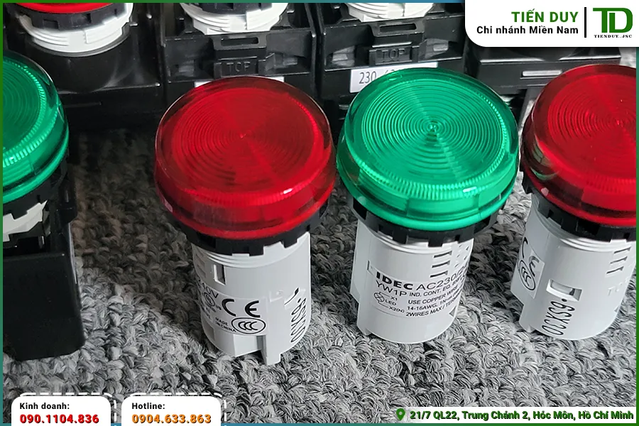 Các loại đèn báo IDEC và cách chọn đúng màu tiêu chuẩn (hình 8)