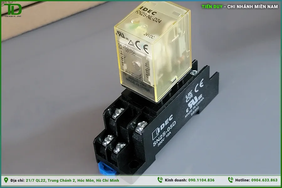 Cách chọn đế relay IDEC phù hợp từng dòng relay (hình 1)