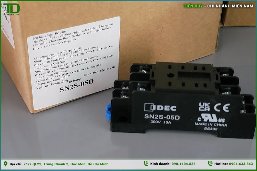Cách chọn đế relay IDEC phù hợp từng dòng relay (hình 6)