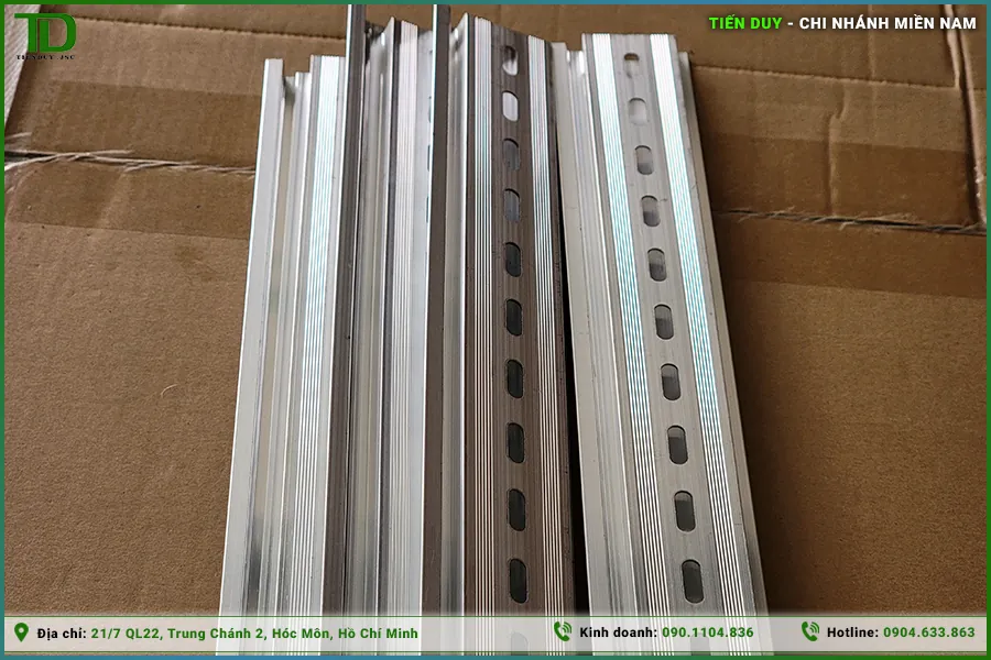 Chặn ray và phụ kiện thanh DIN Chaer tủ điện (hình 6)