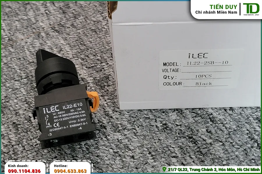 Công tắc xoay ILEC 2 vị trí, 3 vị trí khác nhau thế nào (hình 2)