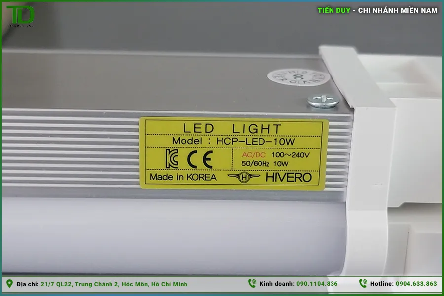 Đèn LED tủ điện Hivero (hình 3)