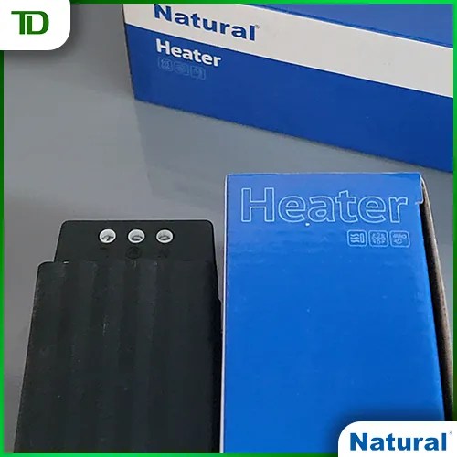 Dùng điện trở sấy vỏ nhôm Natural cho tủ điện