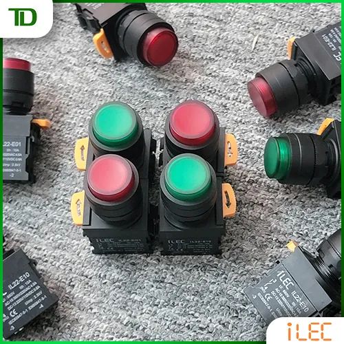 Nút nhấn có đèn ILEC dùng khi nào?