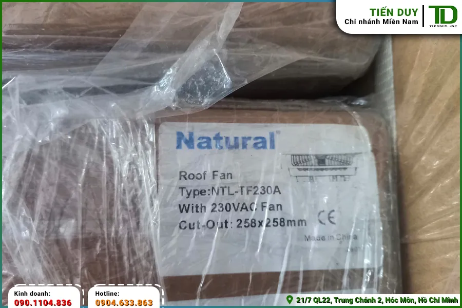 Giải pháp tản nhiệt tối ưu với quạt hút gắn nóc tủ điện Natural 1 quạt hút gắn nóc tủ điện Natural (hình 1)