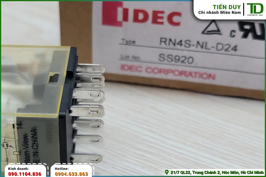 Relay IDEC 14 chân khác gì loại 8 chân? (hình 5)
