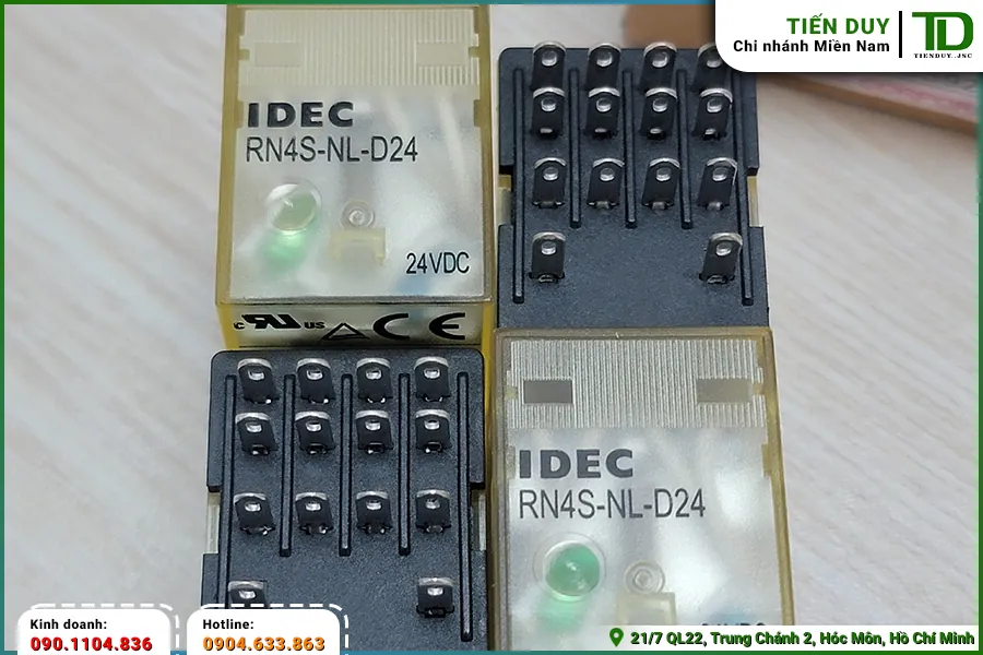 Relay IDEC 14 chân khác gì loại 8 chân? (hình 6)