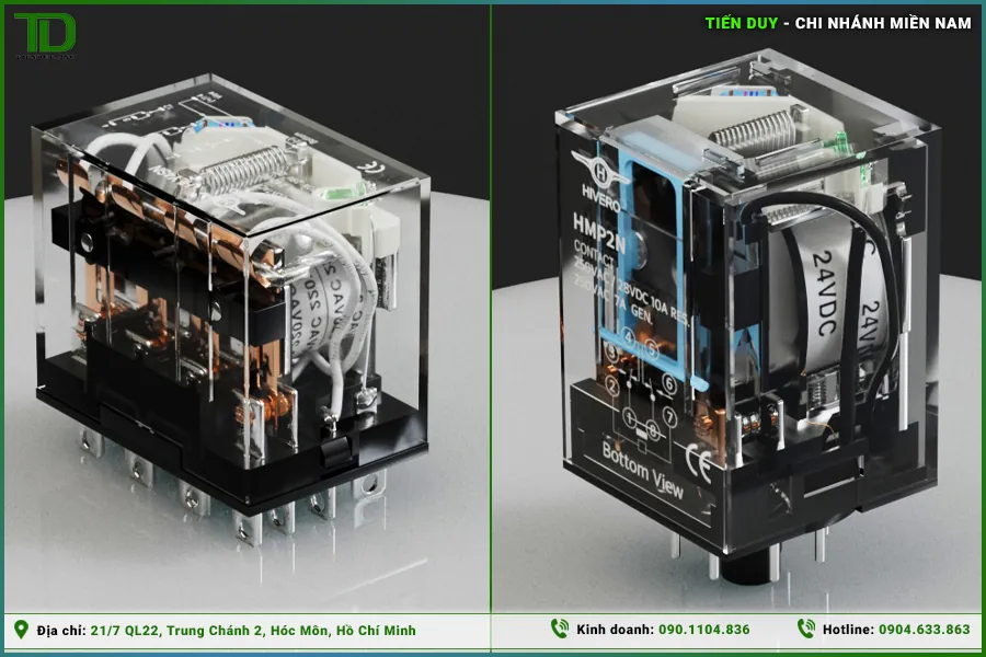 Relay trung gian Hivero MY, LY, MP khác nhau như thế nào? (hình 3)
