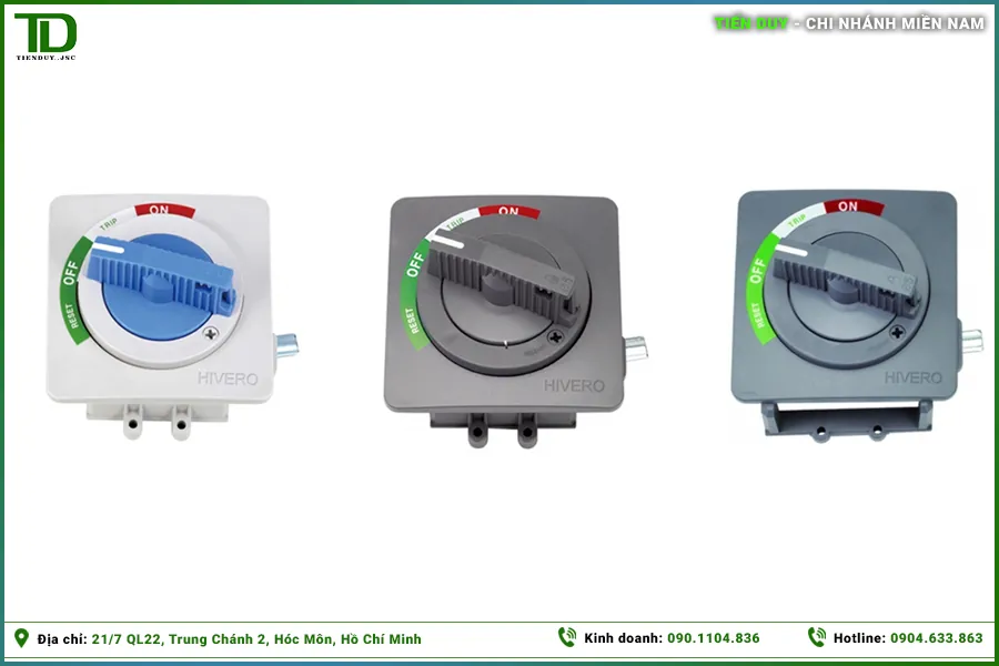 Tay xoay MCCB Hivero là gì? Khi nào cần lắp ngoài tủ? (hình 3)
