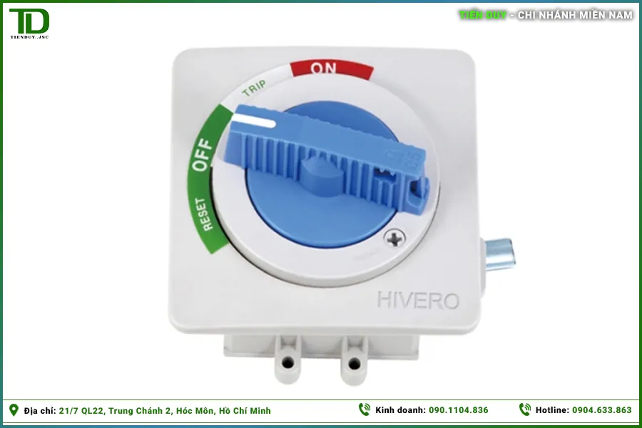 Tay xoay MCCB Hivero là gì? Khi nào cần lắp ngoài tủ? (hình 4)
