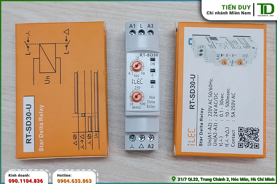 Timer sao tam giác ILEC dùng cho động cơ như thế nào? 2 Timer sao tam giác ILEC dùng cho động cơ như thế nào? (hình 2)