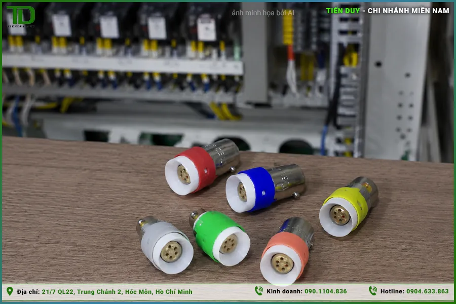 Ứng dụng của Bóng đèn led IDEC trong tủ điện điều khiển (hình 3)