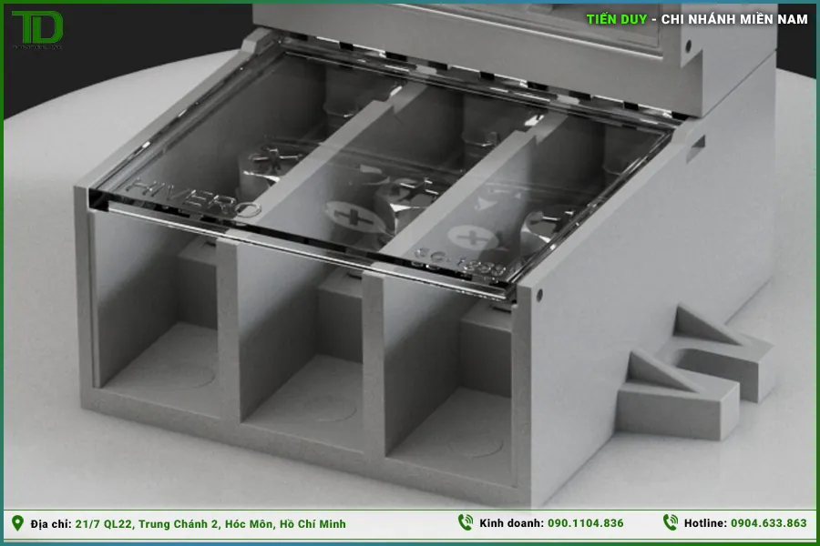 Ứng dụng của đầu nối MCC 2 chiều Hivero trong tủ điện công nghiệp (hình 3)