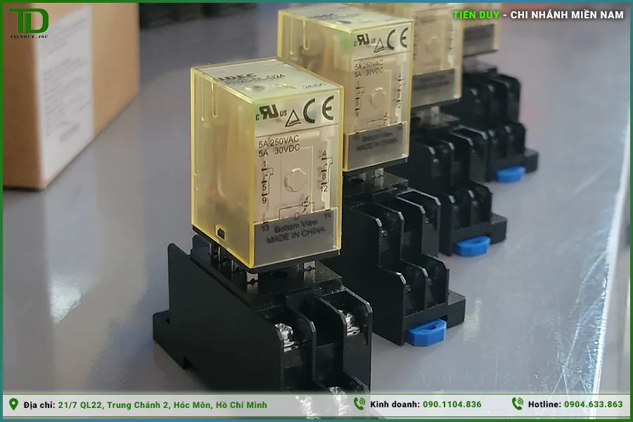 Ứng dụng relay trung gian IDEC trong tủ điện là gì? (hình 2)