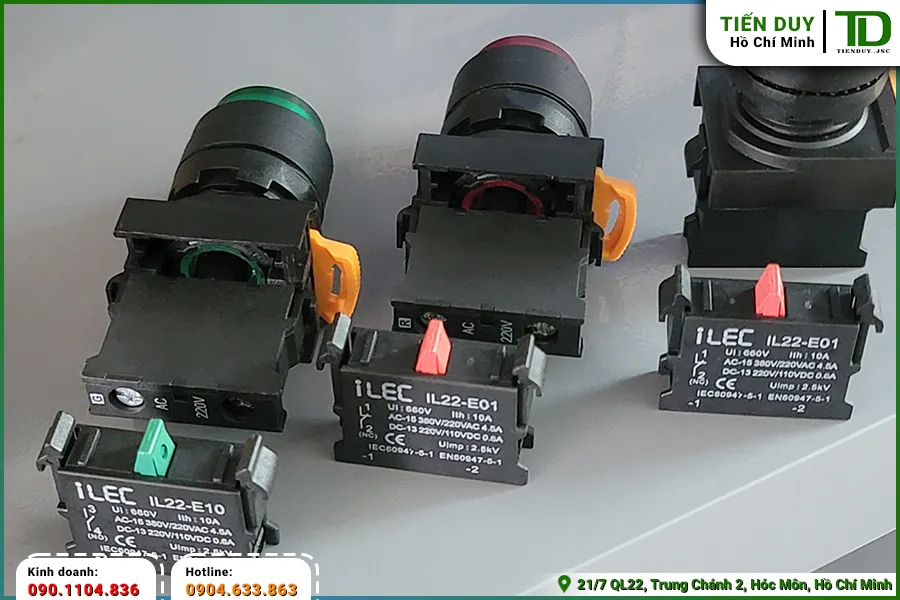Block tiếp điểm NO NC ILEC có đặc điểm gì? (hình 4)