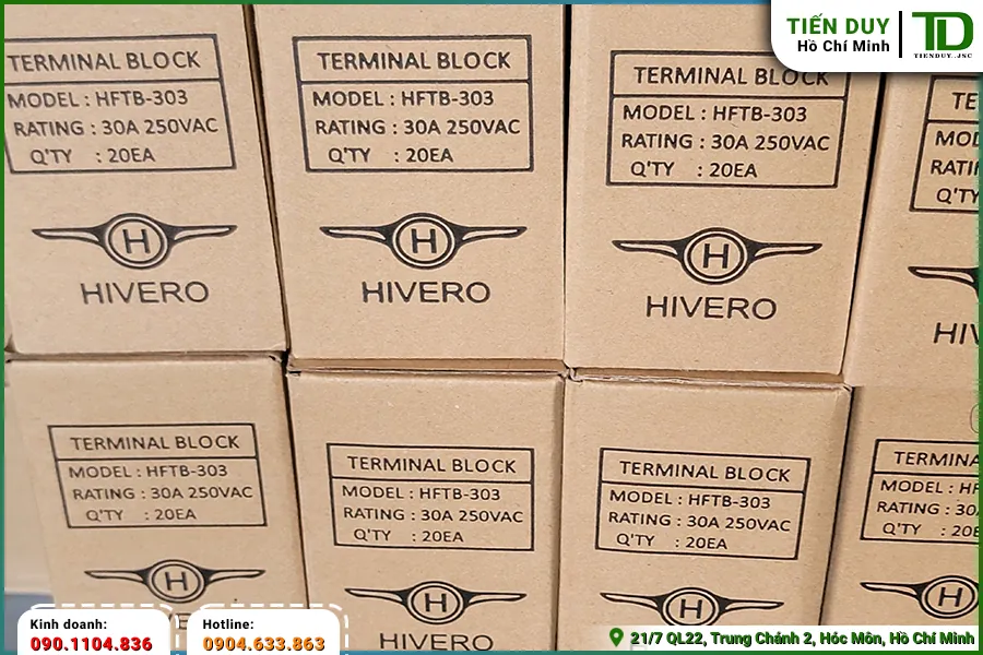 Cầu đấu khối 30A Hivero thường được dùng cho những loại tủ điện nào? (hình 6)