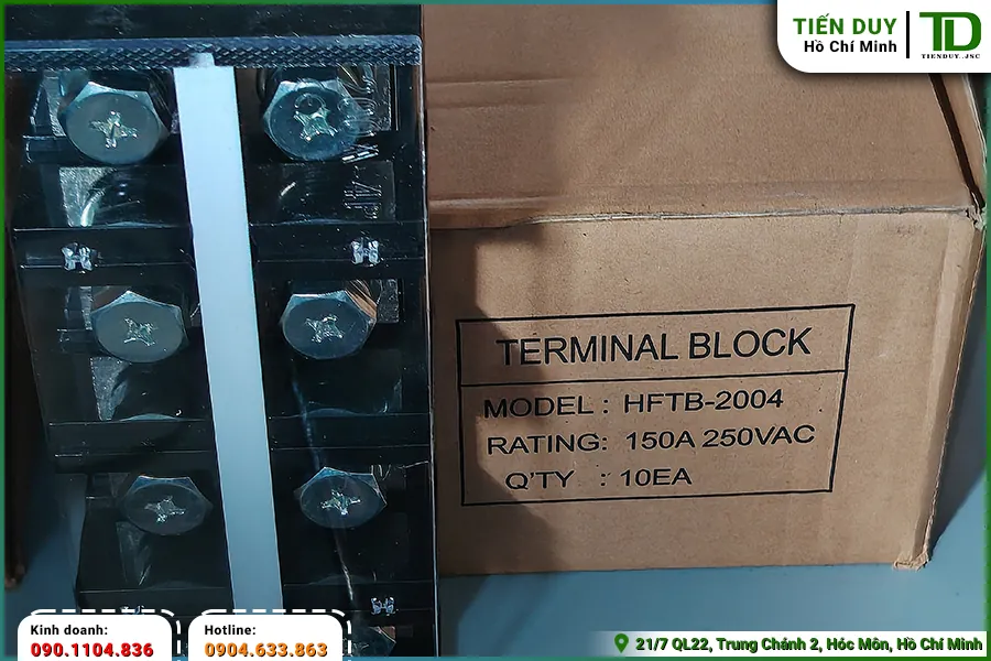 HFTB-2004 Cầu đấu khối 200A 4P: thực tế