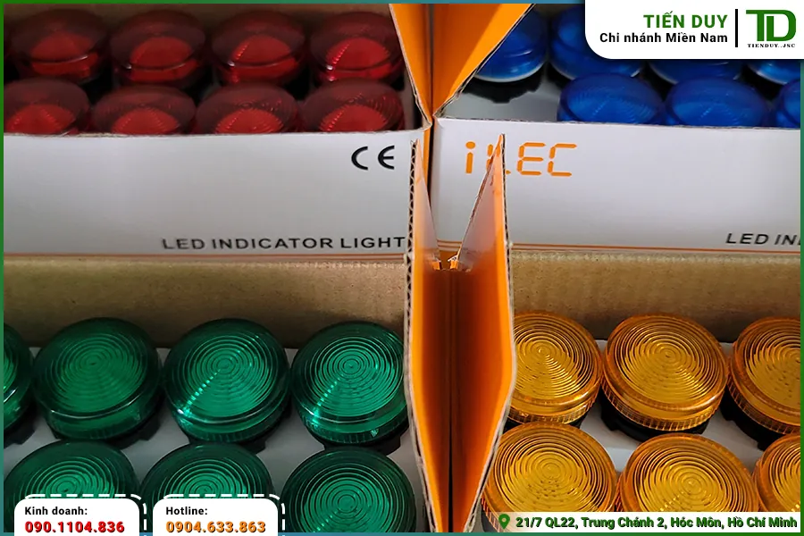 Đặc điểm kỹ thuật của đèn báo pha điện áp 220V ILEC (hình 4)