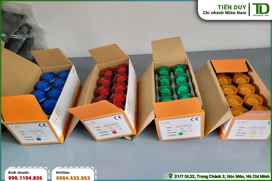 Đặc điểm kỹ thuật của đèn báo pha điện áp 220V ILEC (hình 6)