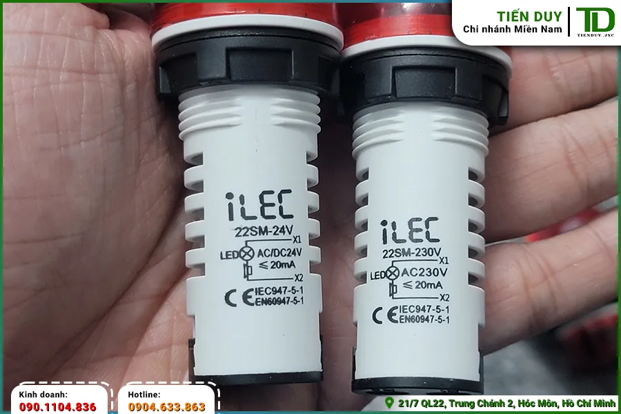 Dòng sản phẩm đèn báo có còi ILEC có đặc điểm gì? (hình 3)