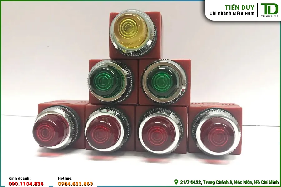Đèn báo pha tủ điện Hivero (hình 3)