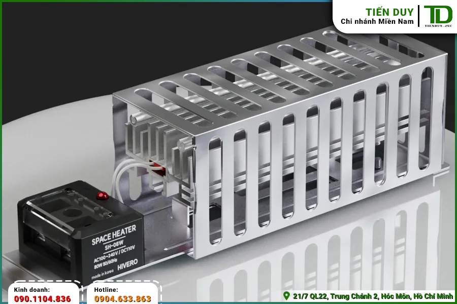 Điện trở sấy tủ điện Hivero giúp chống ẩm (hình 4)