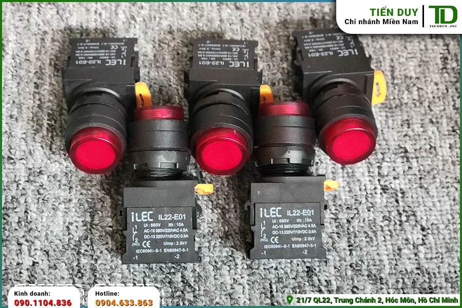 Nút nhấn nhả có đèn ILEC là gì? (hình 3)