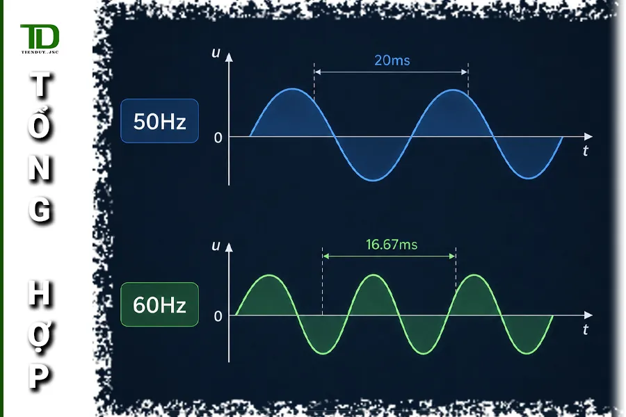 Tần suất điện là gì? 50Hz, 60Hz khác nhau gì? (hình 2)