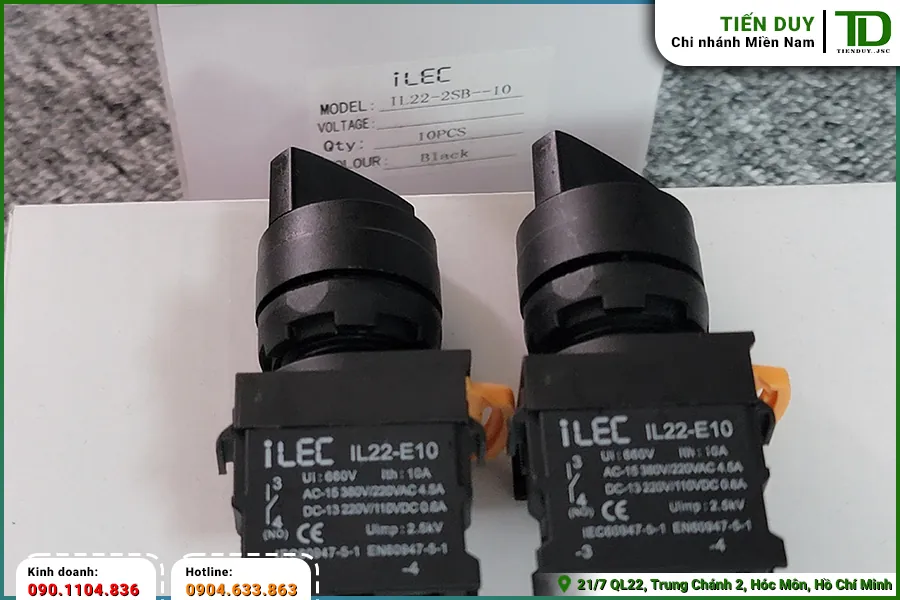 Tổng quan về các vật tư đóng cắt mặt tủ điện ILEC (hình 4)
