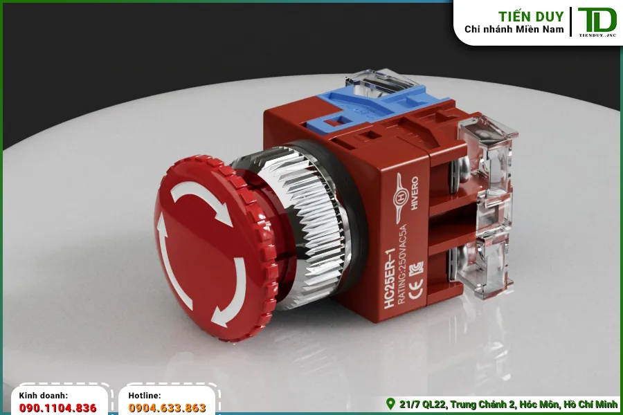 Ứng dụng của nút dừng khẩn cấp Hivero trong dây chuyền sản xuất (hình 2)