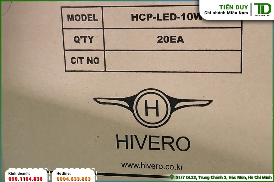 Ưu điểm của đèn LED chiếu sáng tủ điện Hivero (hình 6)