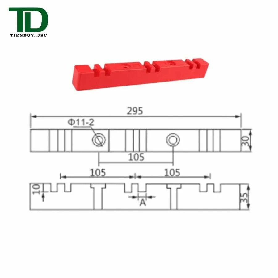 6S3 Sứ đỡ thanh cái CHAER BMC dùng trong tủ điện | Tiến Duy Miền Nam