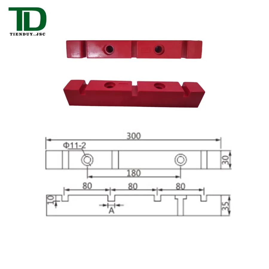 8D4 Sứ đỡ thanh cái CHAER BMC dùng trong tủ điện | Tiến Duy Miền Nam