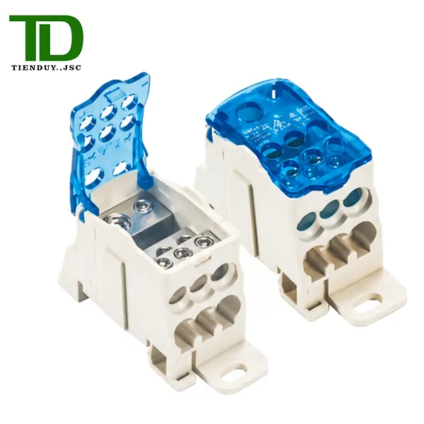 UKK-125A Cầu Đấu Chia Dây 1 Pha 1 Cực 125A Chaer | Tiến Duy Miền Nam