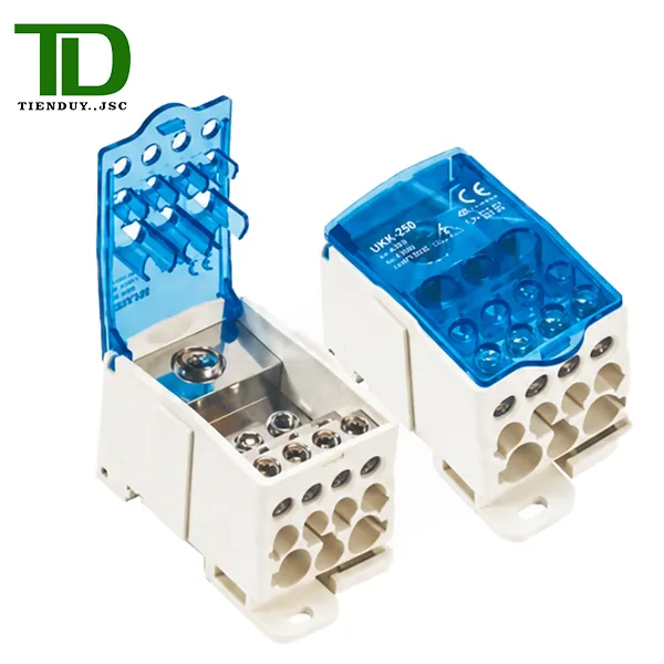 UKK-250A Cầu Đấu Chia Dây 1 Pha 1 Cực 250A Chaer | Tiến Duy Miền Nam