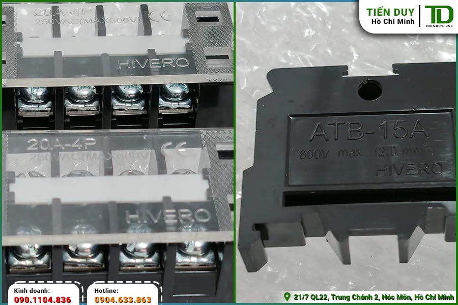 Bảng giá Terminal Block Hivero cập nhật 2026 1 Bảng giá Terminal Block Hivero cập nhật 2026 (hình 1)