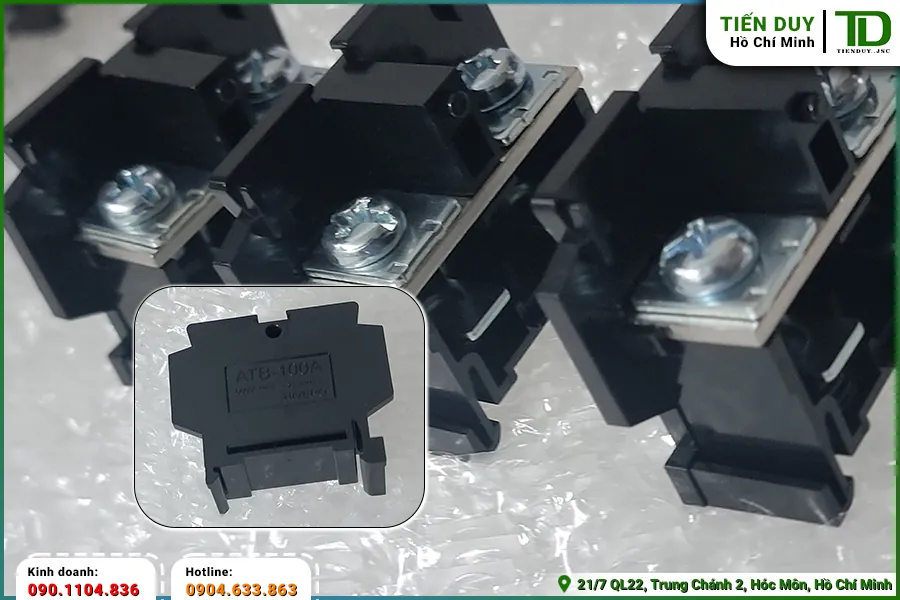 Cầu đấu mắt rời 100A Hivero chuyên cho hệ thống dòng điện lớn 1 Cầu đấu mắt rời 100A Hivero chuyên cho hệ thống dòng điện lớn (hình 1)