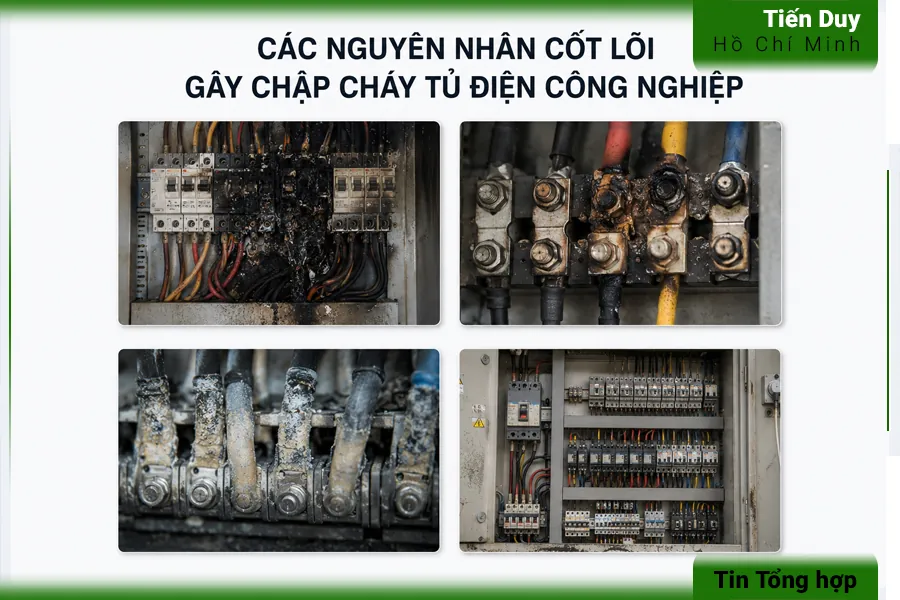 Sự cố chập cháy tủ điện công nghiệp: Những nguyên nhân phổ biến và cách phòng ngừa từ gốc 3 Sự cố chập cháy tủ điện công nghiệp: Những nguyên nhân phổ biến và cách phòng ngừa từ gốc (hình 3)